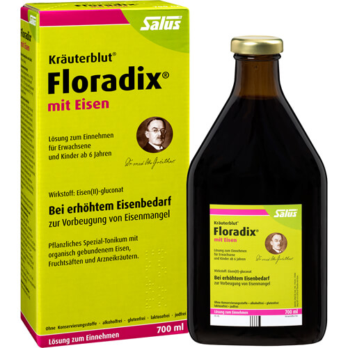FLORADIX mit Eisen Lösung zum Einnehmen