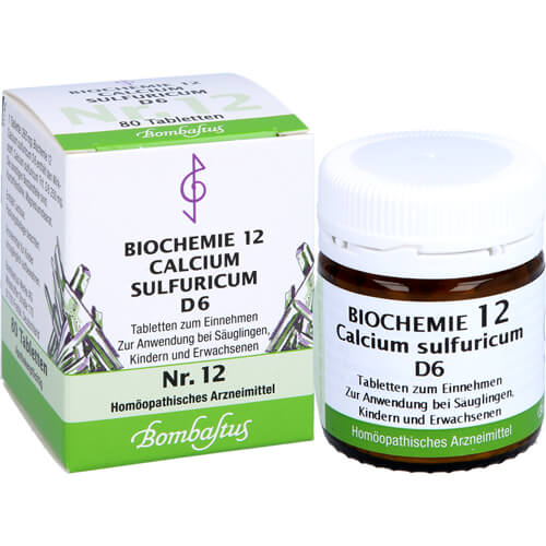 BIOCHEMIE 12 Calcium sulfuricum D 6 Tabletten