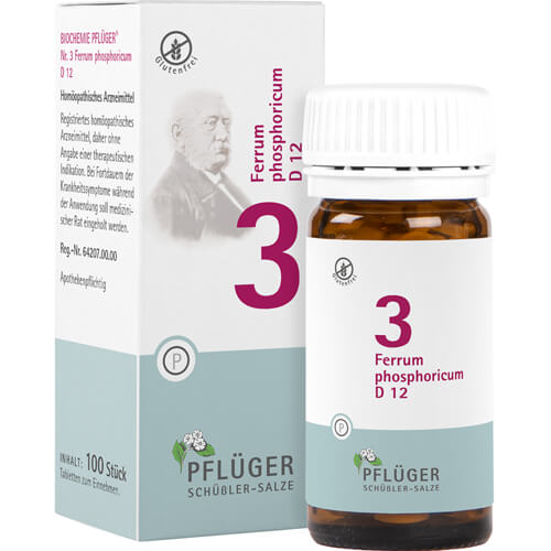 BIOCHEMIE Pflüger 3 Ferrum phosphoricum D 12 Tabl.