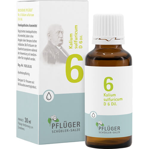 BIOCHEMIE Pflüger 6 Kalium sulfuricum D 6 Tropfen