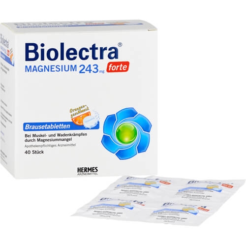 BIOLECTRA Magnesium 243 mg forte Orange Brausetab.