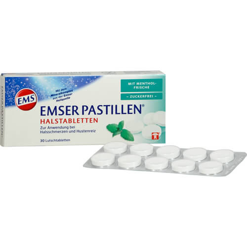 EMSER Pastillen mit Mentholfrische zuckerfrei