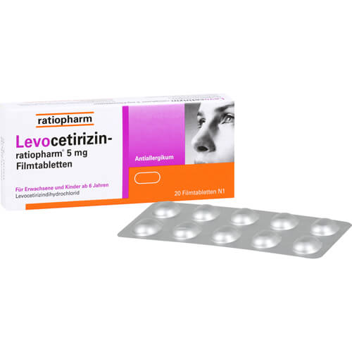 LEVOCETIRIZIN-ratiopharm 5 mg Filmtabletten