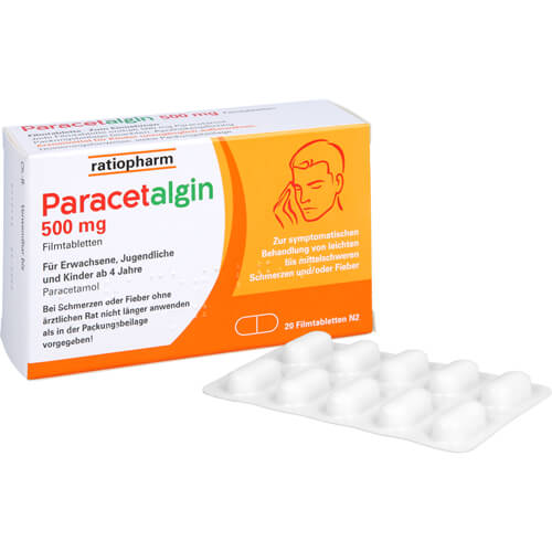 PARACETALGIN 500 mg Filmtabletten