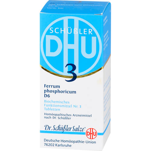 BIOCHEMIE DHU 3 Ferrum phosphoricum D 6 Tabletten