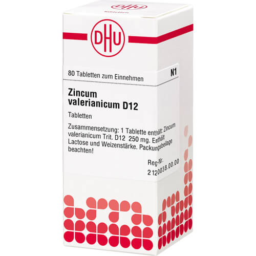 ZINCUM VALERIANICUM D 12 Tabletten