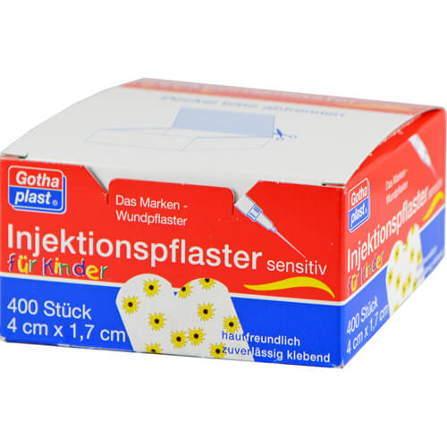 GOTHAPLAST Injektionspfl.Kinder Blume 1,7x4 cm