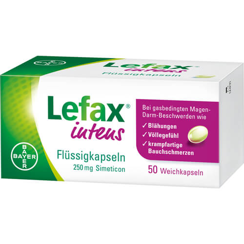 LEFAX intens Flüssigkapseln 250 mg Simeticon