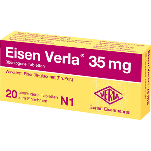 EISEN VERLA 35 mg überzogene Tabletten