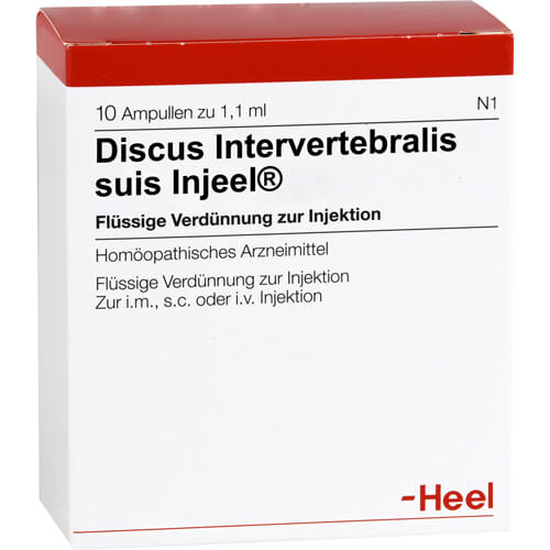 DISCUS INTERVERTEBRALIS suis Injeel Ampullen