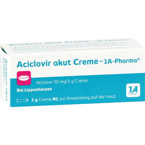 ACICLOVIR akut Creme-1A Pharma