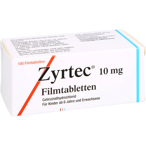 ZYRTEC 10 mg Filmtabletten