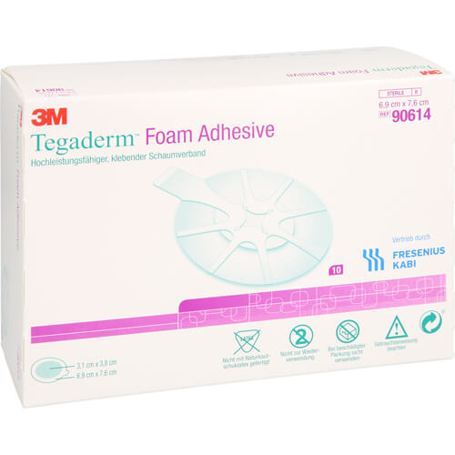 TEGADERM Foam Adhesive FK 6,9x7,6 cm oval 90614