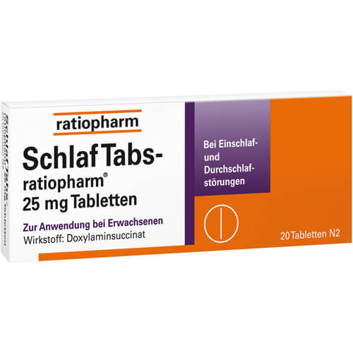 SCHLAF TABS-ratiopharm 25 mg Tabletten