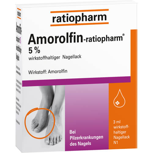 AMOROLFIN-ratiopharm 5% wirkstoffhalt.Nagellack