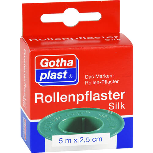 ROLLENPFLASTER Silk 2,5 cmx5 m Euro