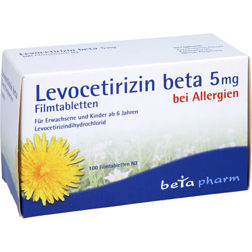 LEVOCETIRIZIN beta 5 mg Filmtabletten