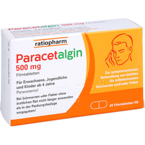 PARACETALGIN 500 mg Filmtabletten