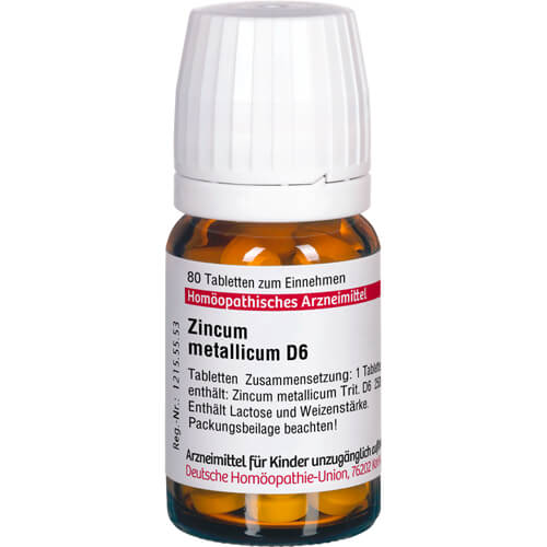 ZINCUM METALLICUM D 6 Tabletten