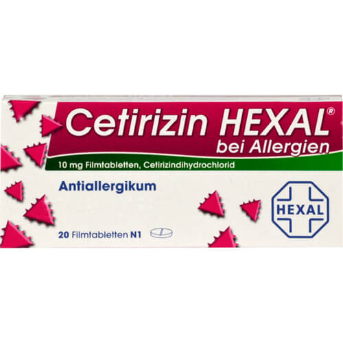 CETIRIZIN HEXAL Filmtabletten bei Allergien