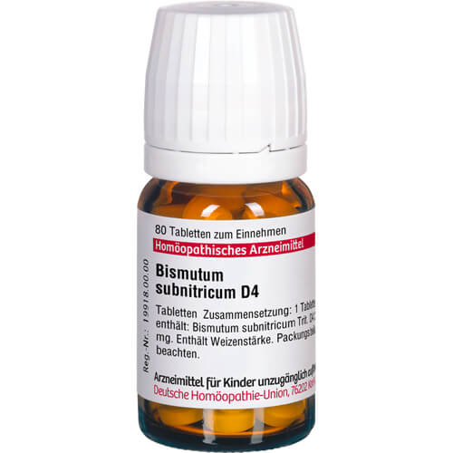 BISMUTUM SUBNITRICUM D 4 Tabletten