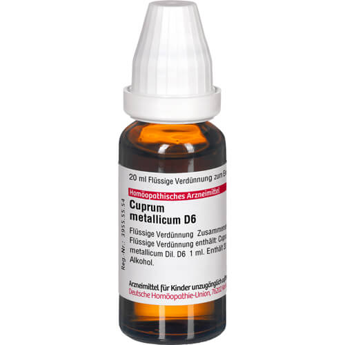 CUPRUM METALLICUM D 6 Dilution