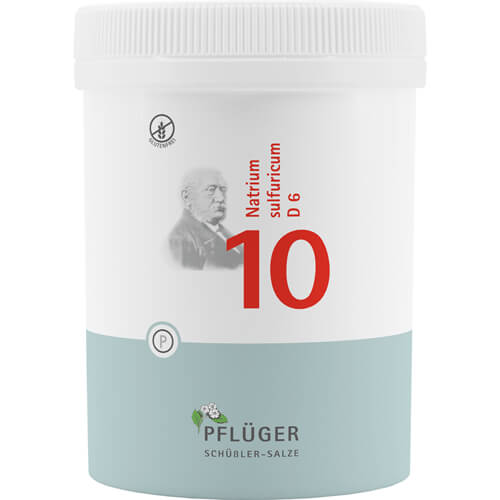 BIOCHEMIE Pflüger 10 Natrium sulfuricum D 6 Tabl.