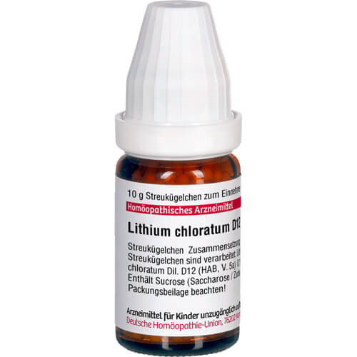 LITHIUM CHLORATUM D 12 Globuli