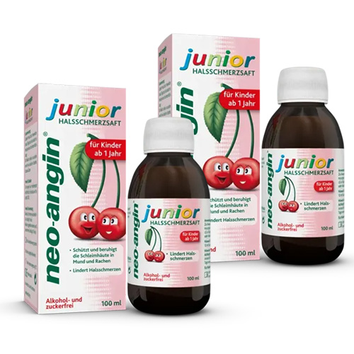NEO-ANGIN junior Halsschmerzsaft Doppelpackung (2x 100ml)