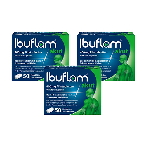 IBUFLAM akut 400 mg Filmtabletten (3x50St)