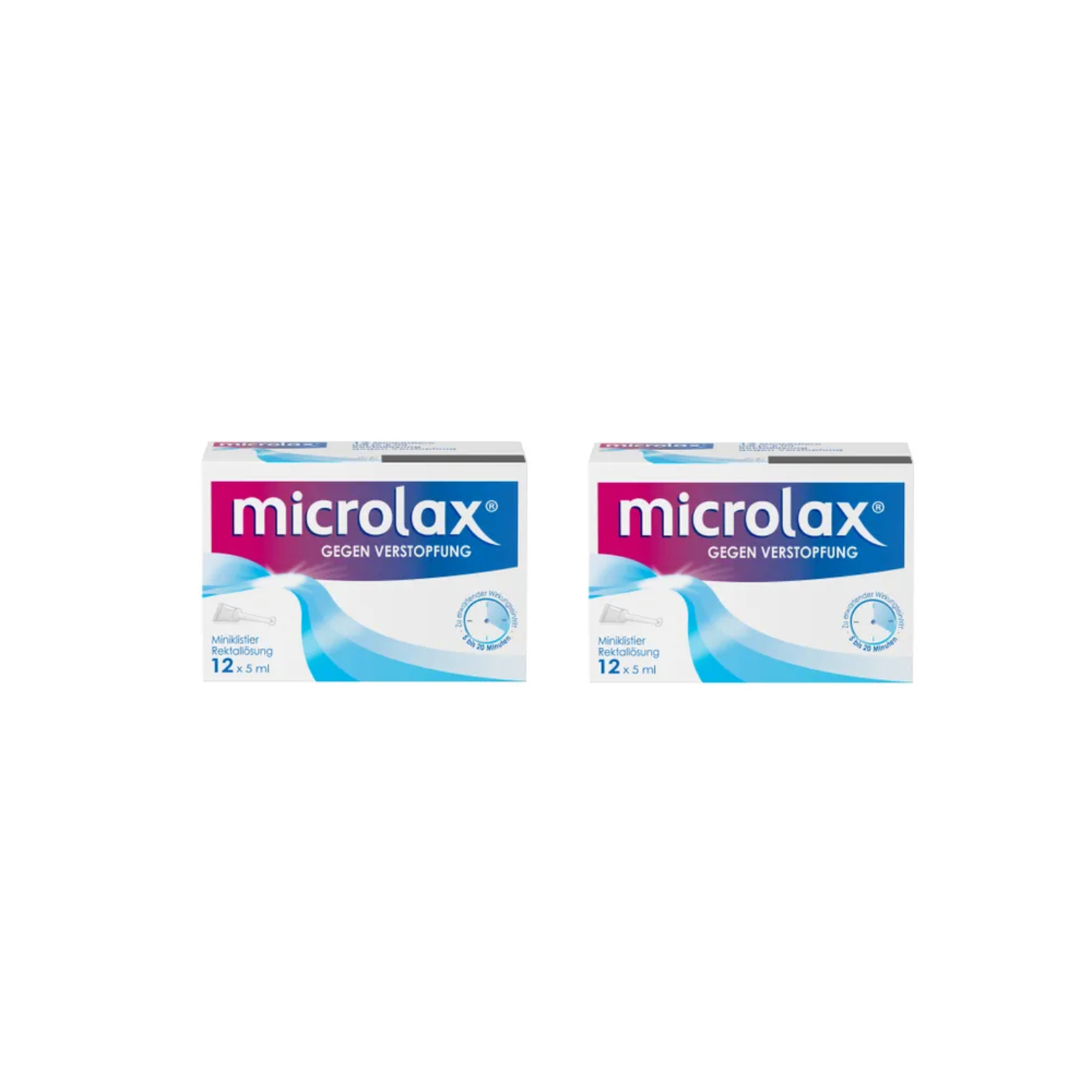 Microlax Abführmittel bei Verstopfung Doppelpackung (2x 60ml)