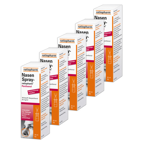 NASENSPRAY-ratiopharm Panthenol (5x 20ml)