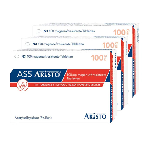 ASS Aristo 100 mg magensaftresistente Tabletten (3x100 St)