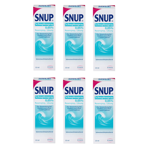 SNUP Schnupfenspray 0,05% Nasenspray (6x10 ml)
