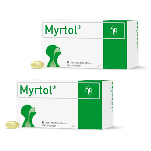 MYRTOL magensaftresistente Weichkapseln (2x50 St)