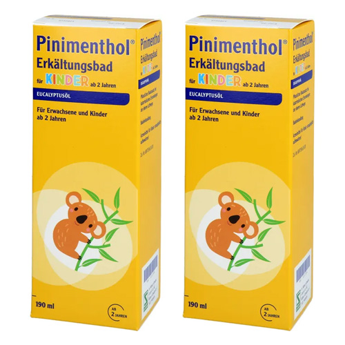 PINIMENTHOL Erkältungsbad f.Kind ab 2 J.Eucalyptus Set (2x190ml)