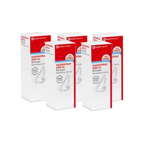 Nasenspray sine AL 0,5 mg / ml bei Schnupfen (5x10ml)