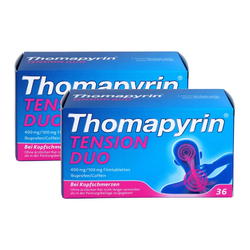 THOMAPYRIN TENSION DUO 400 mg/100 mg Filmtabletten (2x36 St)
