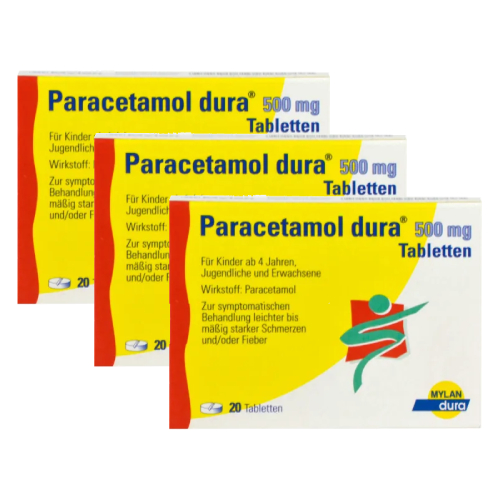 PARACETAMOL dura 500 mg Tabletten