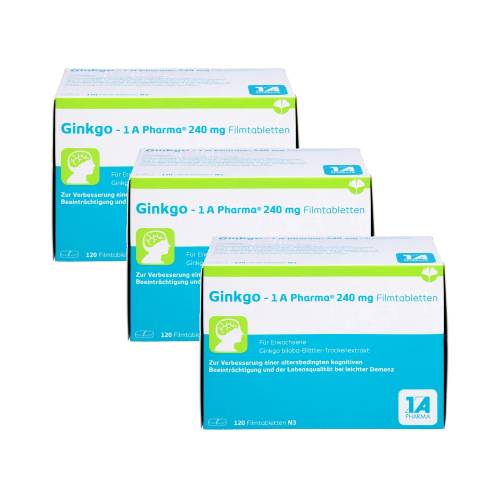 GINKGO-1A Pharma 240 mg Filmtabletten (3x120St)