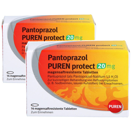 PANTOPRAZOL PUREN protect 20 mg magensaftres.Tabl.
