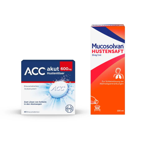 ACC akut 600 Brausetabletten + MUCOSOLVAN Saft 30 mg/5 ml