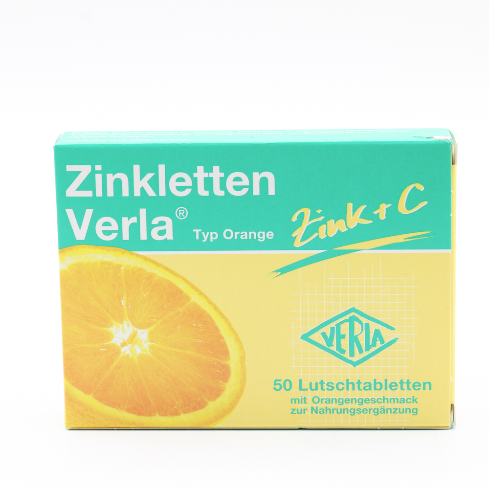 ZINKLETTEN Verla Orange Lutschtabletten