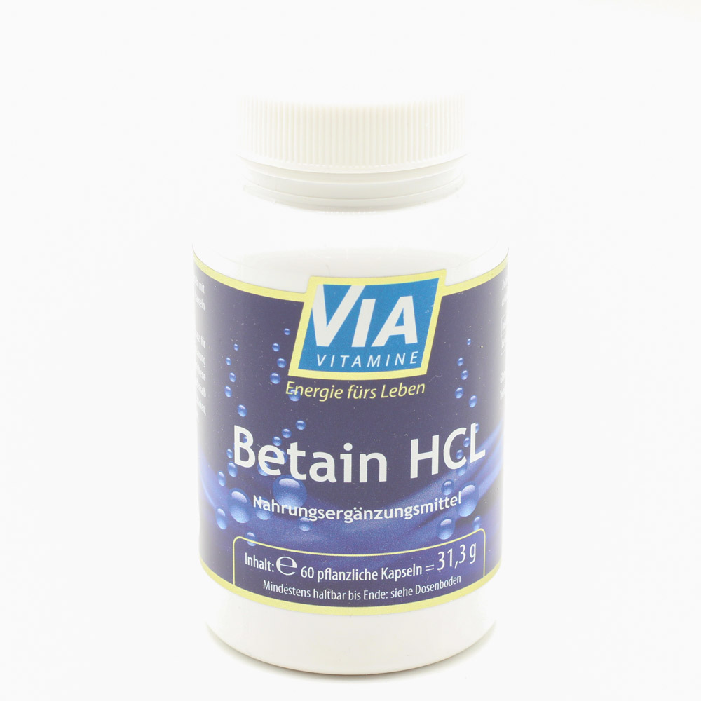 VIAVITAMINE Betain HCL Kapseln