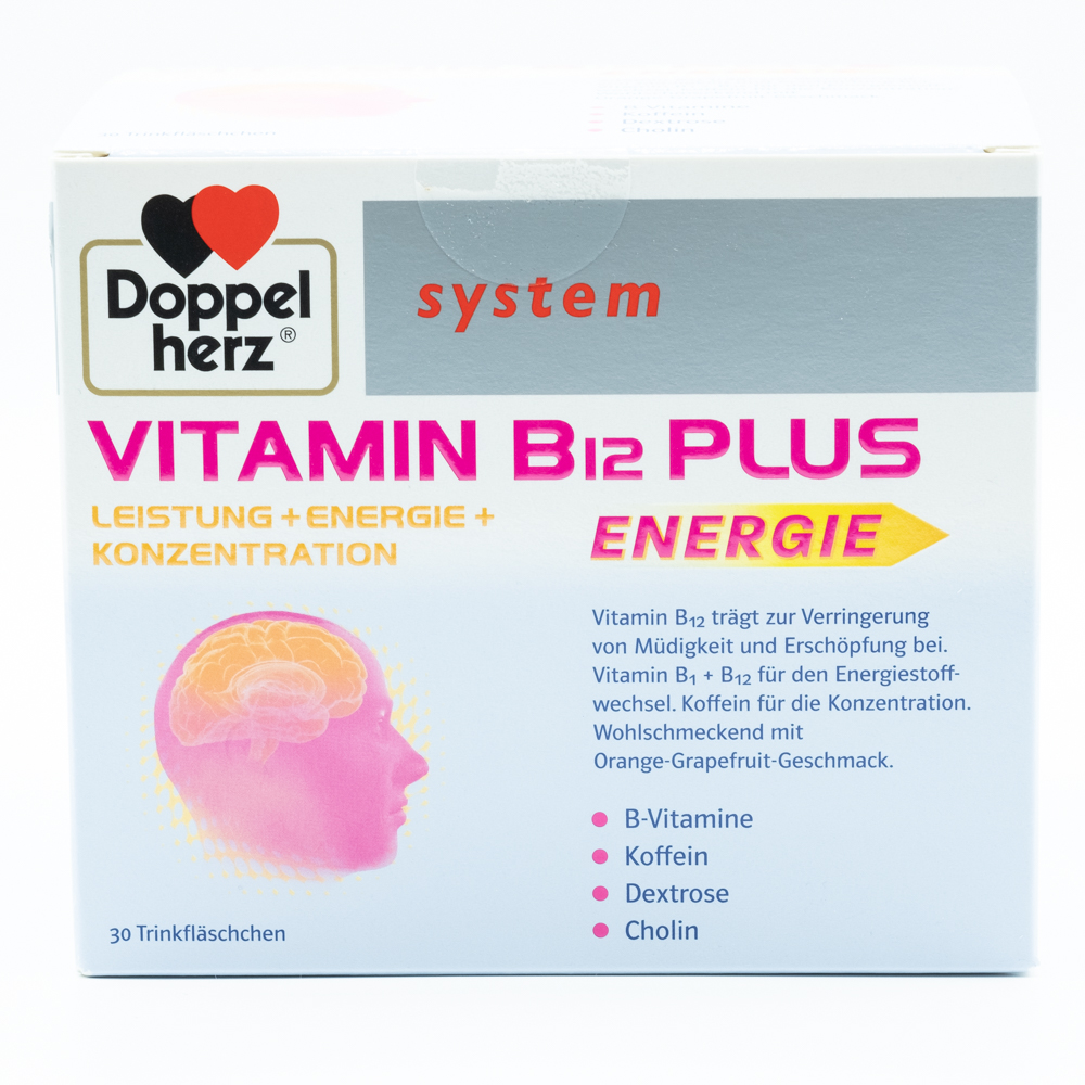 DOPPELHERZ Vitamin B12 Plus system Trinkampullen