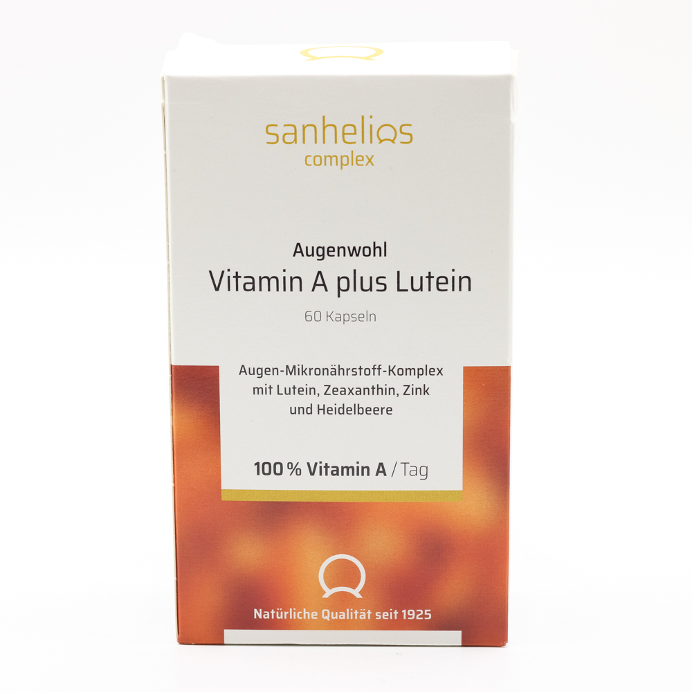 SANHELIOS Augenwohl Vitamin A plus Lutein Kapseln