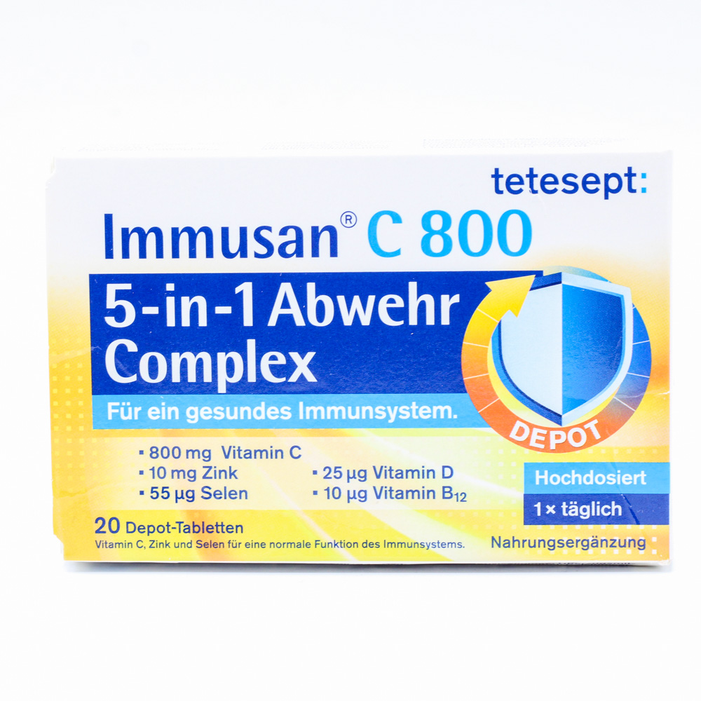 TETESEPT Immusan C 800 5in1 Abwehr Complex Tabl.