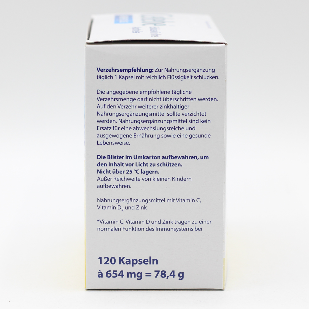 CETEBE ABWEHR plus Vitamin C+Vitamin D3+Zink Kaps.