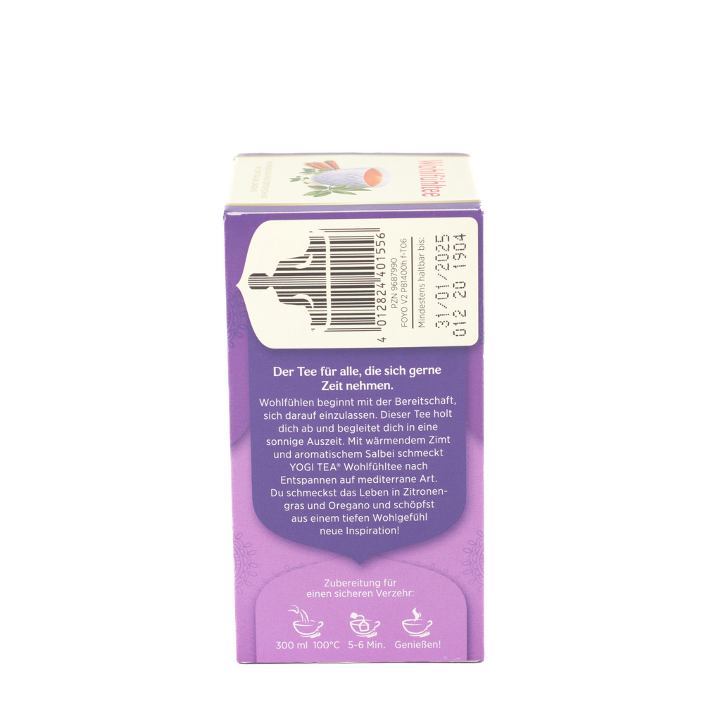 YOGI TEA Wohlfühl Tee Bio Filterbeutel