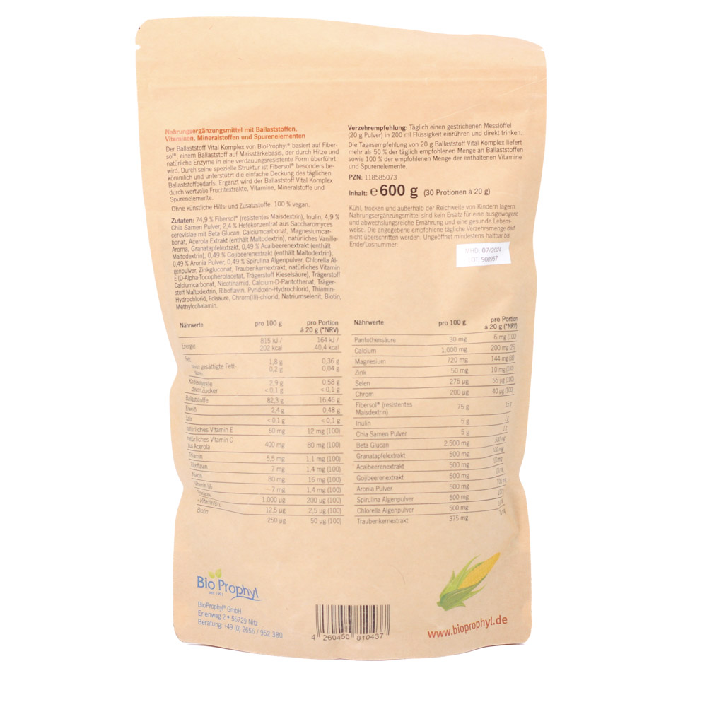 BALLASTSTOFF Vital Komplex Pulver